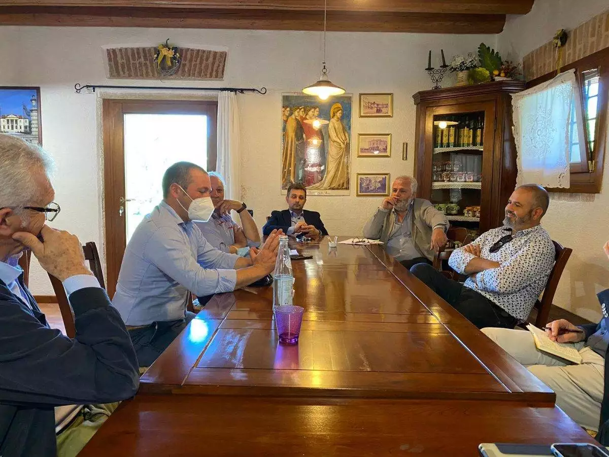 L'incontro tra i presidenti dei GAL veneti.