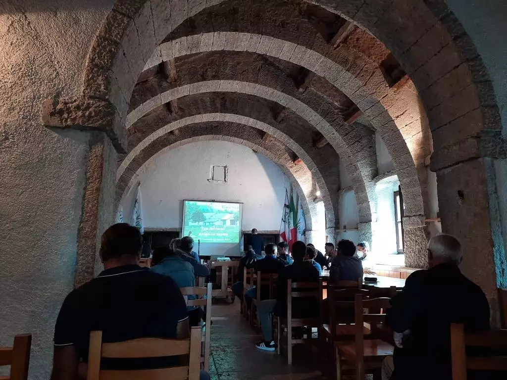 Malga Casara a Roverè ha ospitato l'incontro.