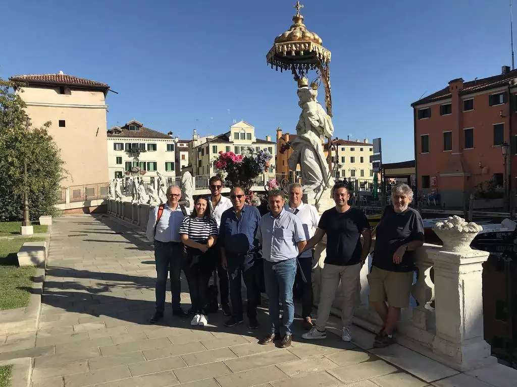 La rappresentanza del GAL Baldo-Lessinia a Chioggia.