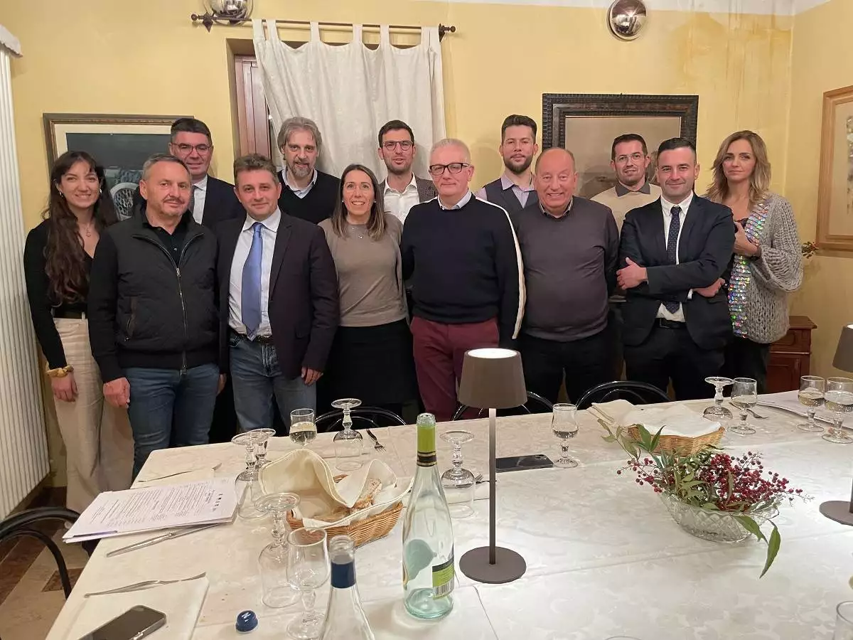 CDA e staff del GAL al ristorante Donzellino