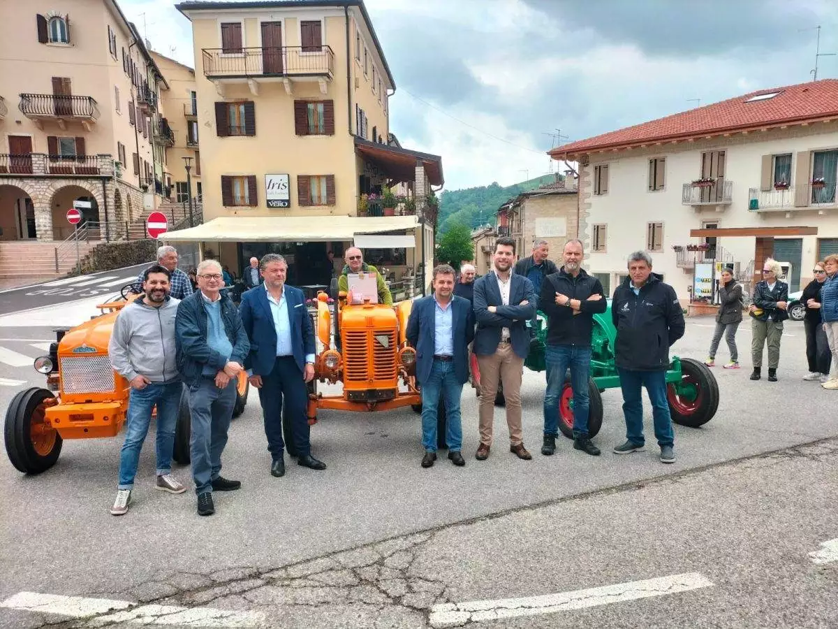 Le autorità intervenute questa mattina a Roverè Veronese.