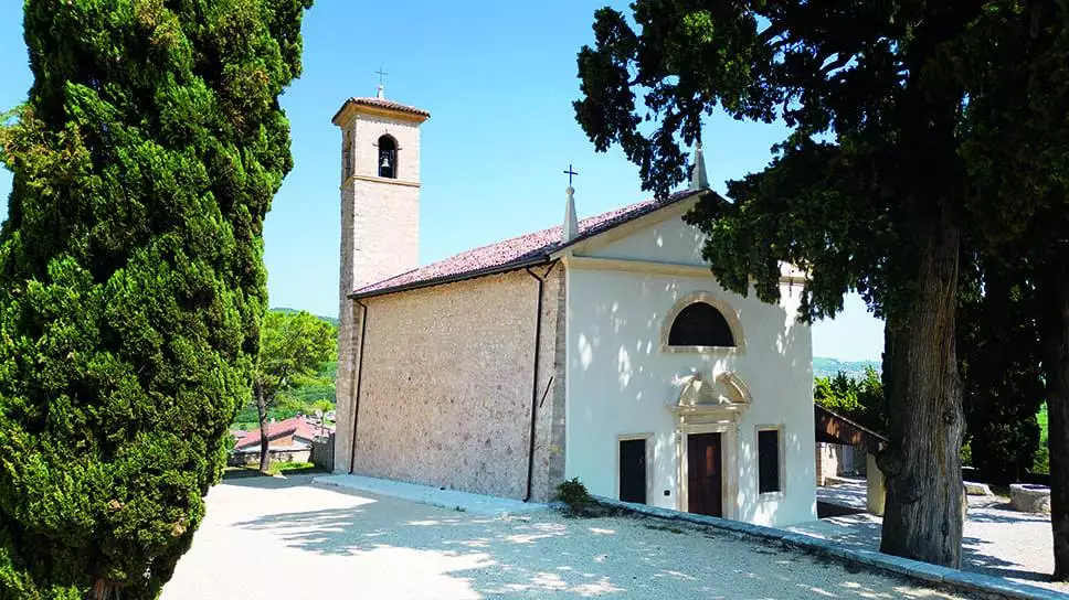 La chiesa di San Colombano a Illasi, restaurata con fondi del GAL Baldo-Lessinia